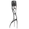 Black Fiberglass Floor Lamp