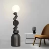 Olivina Modern Black Floor Lamp