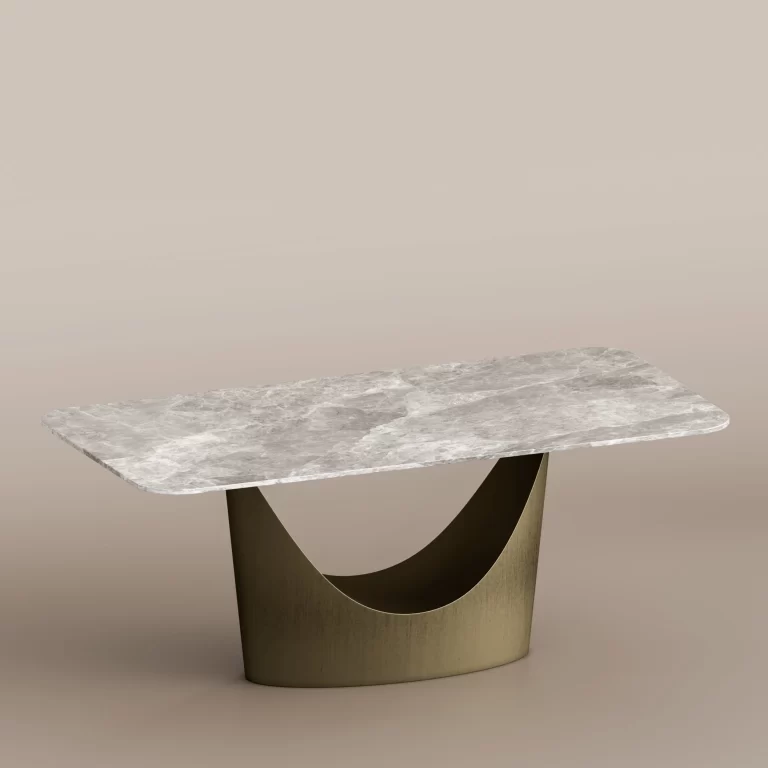 Sintered Stone Bronze Table