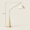 Alison Iron & Wood Floor Lamp - luxury furniture Dubai UAE