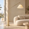 Alison Iron & Wood Floor Lamp - luxury furniture Dubai UAE