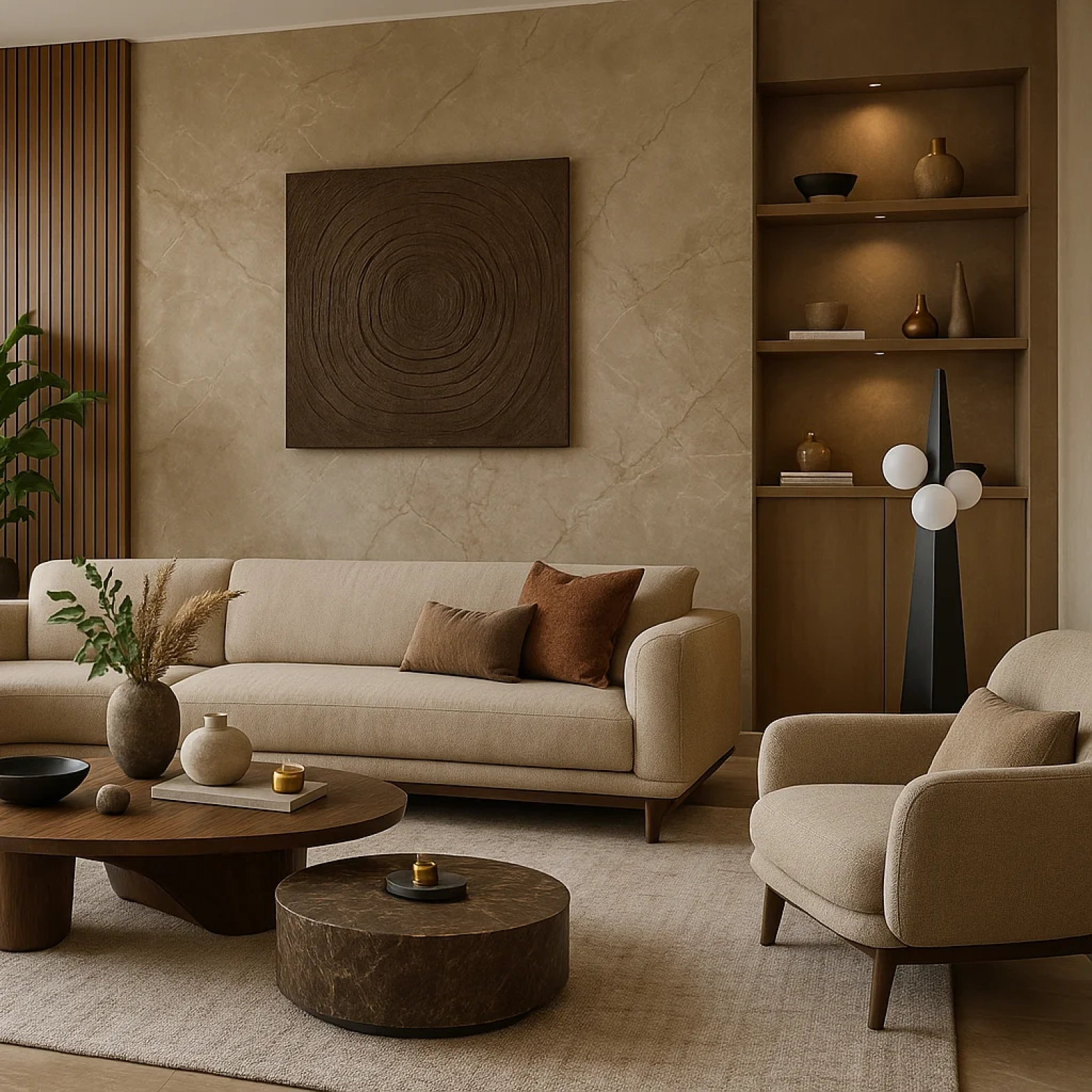 3-Light Floor Lamp