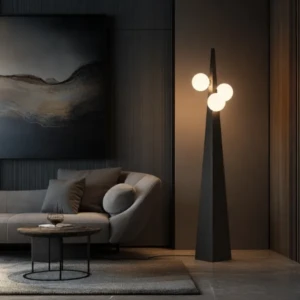 BLACKON BLACK IRON FLOOR LAMP