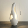 LANAL WHITE POLYSTYRENE FLOOR LAMP - luxury furniture Dubai UAE