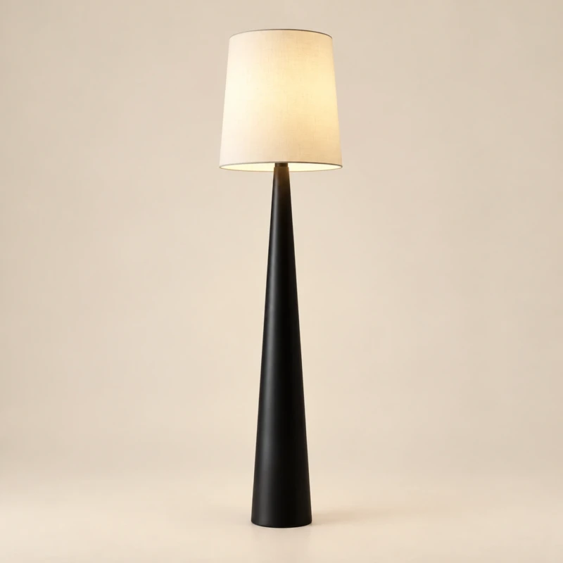 Malon Modern Black Floor Lamp | Majestic Home UAE