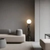 Olivina Modern Black Floor Lamp | Majestic Home UAE