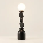 Olivina Black Iron Floor Lamp