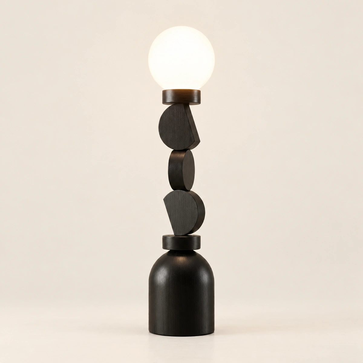 Olivina Black Iron Floor Lamp