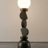 Olivina Black Iron Floor Lamp - luxury furniture Dubai UAE