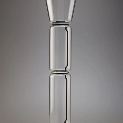 Ramila glass floor lamp