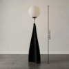 Tanali Black Resin Floor Lamp - luxury furniture Dubai UAE