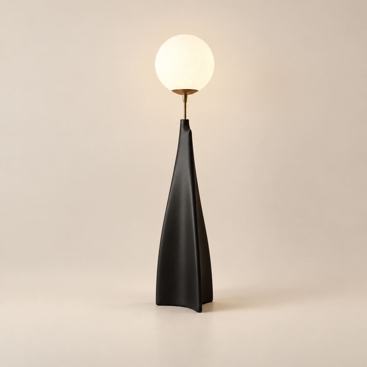 Tanali Black Resin Floor Lamp