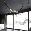 Long Leather Pendant Light