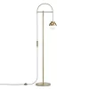 Sleek Gold Floor Lamp