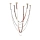 Plated Leather Pendant Light