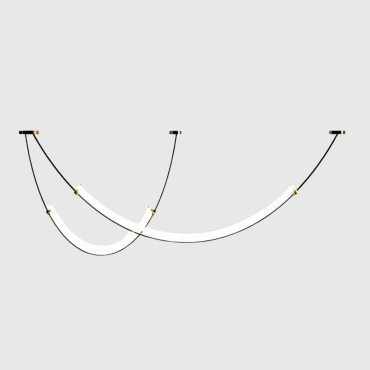 Long Black Pendant Light