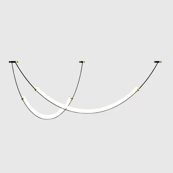 Long Black Pendant Light