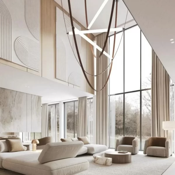 Double Height Pendant Light