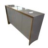 Modern White Buffet Cabinet