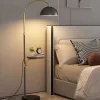 Wood and Metal Floor Lamp
