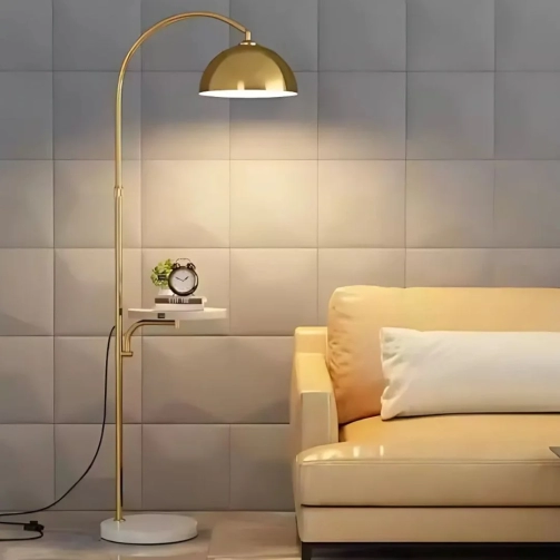Adjustable Gold Floor Lamp