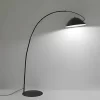 Black Arc Floor Lamp