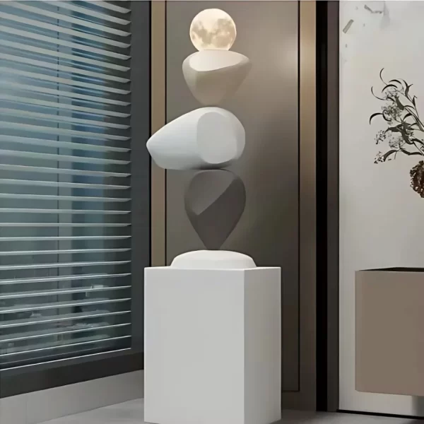 stoni black floor lamp