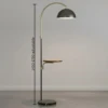 Arani Gold & Black Floor Lamp with Wood & Metal - luxury furniture Dubai UAE
