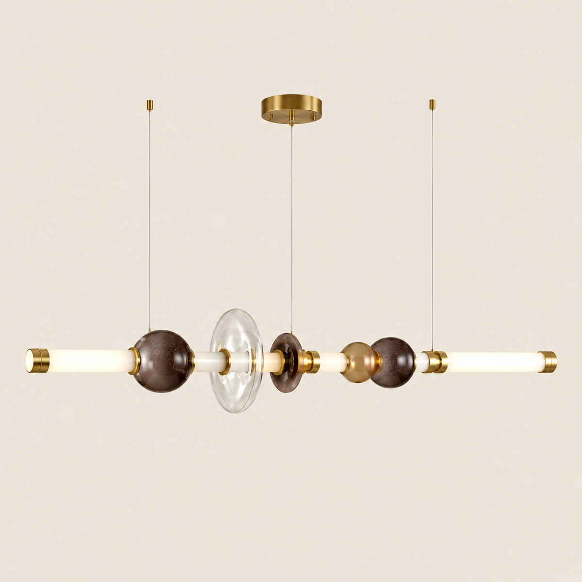 Audrey Glass & Acrylic Pendant Light