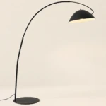 Balina Black Arc Iron Floor Lamp