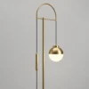 GOLDI GOLD METAL FLOOR LAMP - luxury furniture Dubai UAE