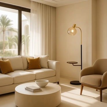 Black Marble Floor Lamp