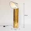 Darin Stainless Steel Golden Floor Lamp - luxury furniture Dubai UAE