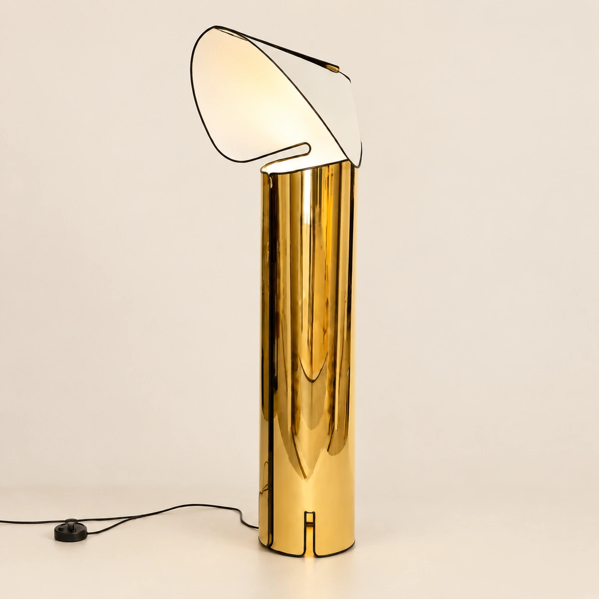Darin Stainless Steel Golden Floor Lamp