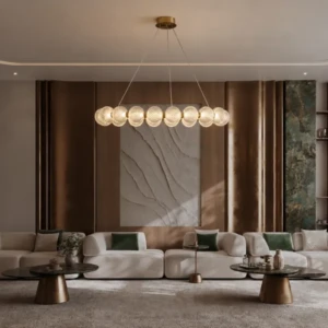 3 Color Pendant Light LUME Stunning 80cm Smart LED Adjustable Lighting UAE