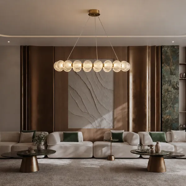 3 Color Pendant Light LUME Stunning 80cm Smart LED Adjustable Lighting UAE