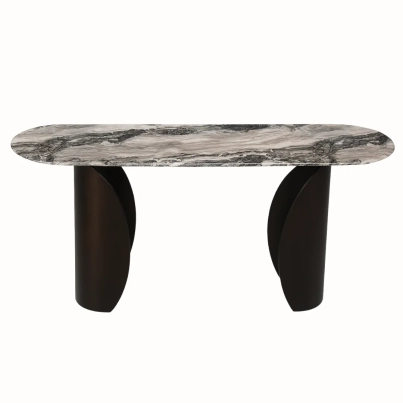Marble Steel Console Table