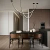 Long Black Pendant Light