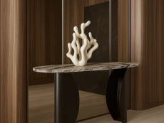 Marble Steel Console Table