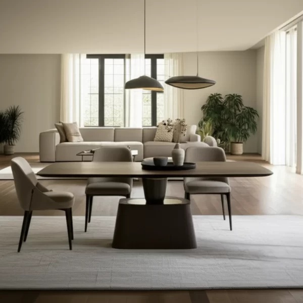 Dark Walnut Dining Table