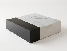 White Sintered Coffee Table