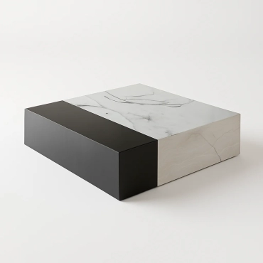White Sintered Coffee Table