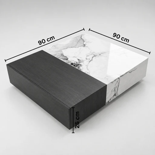 Haloni Coffee Table | Stunning White Sintered Luxury Coffee Table (2026)