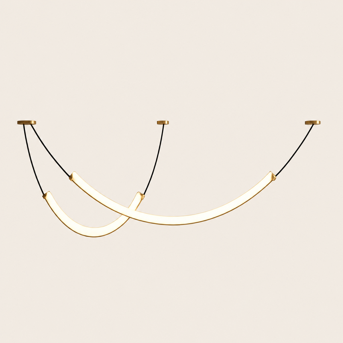 Opson Black Alloy Pendant Light