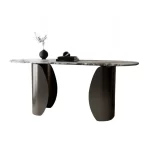 Marble Steel Console Table