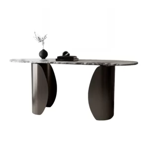 Marble Steel Console Table