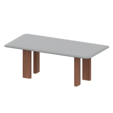 Modern Veneered Dining Table