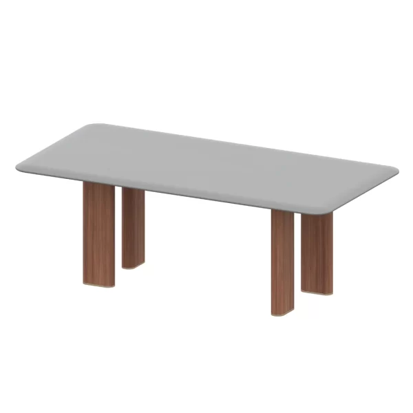 Modern Veneered Dining Table