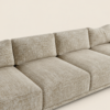 Elara 4 Seater Sofa | Stunning Modern Minimalist Upholstered Living Room Couch - luxury furniture Dubai UAE