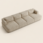 Elara 4 Seater Sofa | Stunning Modern Minimalist Upholstered Living Room Couch